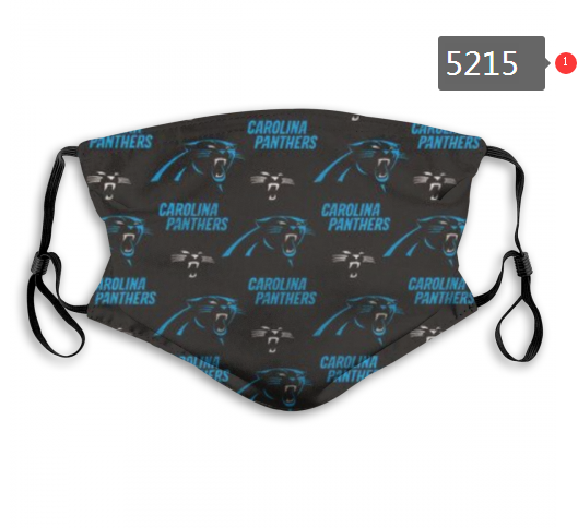 2020 NFL Carolina Panthers #6 Dust mask with filter